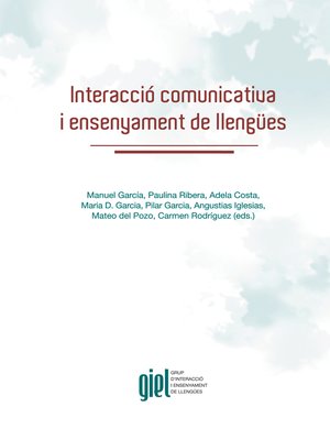 cover image of Interacció comunicativa i ensenyament de llengües